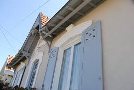 Mise En Couleur Des Facades D Une Maison Arcachonnaise Arcachonnaise Maison Couleur Facade