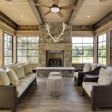 Treating a sunroom like you would a porch, this serene space makes it easy to relax and watch the beauty of the outdoors from a unique, rustic wood perch. 75 Beautiful Rustic Sunroom Pictures Ideas December 2020 Houzz