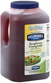 You'll experience a multitude of flavors with our fat free raspberry vinaigrette dressing and the last thing on your mind will be missing the fat. Hellmanns Fat Free Raspberry Vinaigrette Dressing 128 Oz Nutrition Information Innit