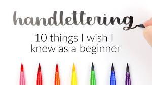 Hand lettering has become especially popular in recent years. Beginner Hand Lettering Tutorial 10 Things I Wish I Knew As A Beginner Learn How To Hand Letter Youtube