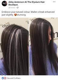 Natural Mallen Streak Enhanced Mallen Streak Hair Beauty Hair