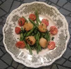 Wessels Kuchenwelt Lecker Und Low Carb Japanische Kammmuscheln Auf Bohnen Rezepte Lebensmittel Essen Muscheln