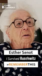 Her sister asked her to promise to tell the world everything that happened  them to ensure they wouldn’t be forgotten., #ISurvivedAuschwitz Holocaust  survivor Esther Senot was 15 when the police ...