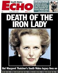 Front pages of Margaret Thatcher