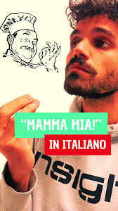 Italian Guy Saying Mama Mia