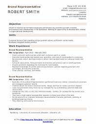This brand ambassador job description template includes key brand ambassador duties and responsibilities. Brand Representative Resume Samples Qwikresume