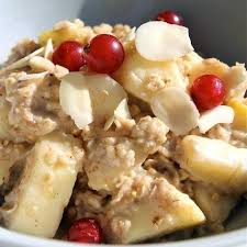 Apfel Zimt Porridge Rezept Kalorienarmes Essen Lebensmittel Essen Rezepte