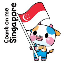 Singapore marked its independence from malaysia on 9th august 1965. Miwa Haruka Moo Chan Singapore National Day Whatsapp And Telegram Stickers Milkcananime