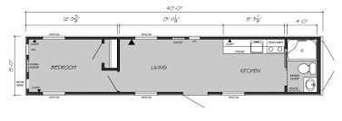 One Bedroom One Bath Shipping Container Home Floor Plan Shipping Container 40 Long Simple Shipping Container House Plans Container Homes Cost Container House