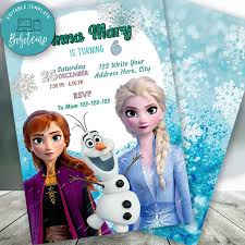12,190+ customizable design templates for 'frozen birthday invitation'. View 18 Invitation Card Blank Editable Frozen Party Invitations