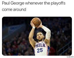 A video shows paul george's jersey number changing from 13 to 14 after he performed a 360 dunk. Nba Memes Paul George Pulling His Best Danny Green Impression Facebook