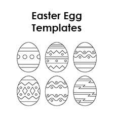 1600x1600 best egg shape template 5. Printable Easter Egg Templates
