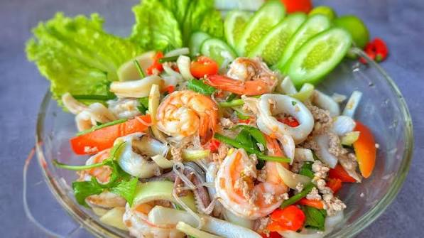 Seafood Glass Noodle Salad