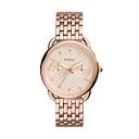 Fossil Women's Tailor Multifunction, Rose Gold-Tone Stainless ...