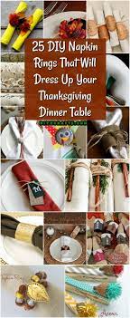 I was busy working on another project to bring to you this week, a nice rusty curbside find, but an afternoon rain storm put a halt to my spray painting plans. 25 Diy Napkin Rings That Will Dress Up Your Thanksgiving Dinner Table Diy Crafts