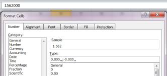 how to use excel custom number formatting