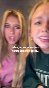 Spotting Influencers Filming in Public