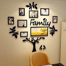 Dsc Photo Wall Acrilico 3d Wall Sticker Albero Creativo Photo Wall Stickers Living Room Divano Sfondo Muro T Pareti Cornice Cornici Collage Cornice Per Collage