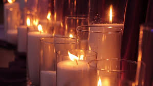 Large distressed farmhouse antique floor pillar pedestal candle holder (possible gillis) 26 tall. Candles Burning In The Dark Stock Footage Video 100 Royalty Free 17945860 Shutterstock