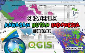 Data Shapefile Kawasan Hutan Indonesia Terbaru