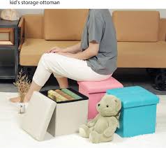 Choose from contactless same day delivery, drive up and more. Buy B Fsobeiialeo Folding Storage Ottoman Faux Leather Footrest Seat Coffee Table Toy Chest Kids Blue 11 8x11 8x11 8 Online In Vietnam B07xyynbmx