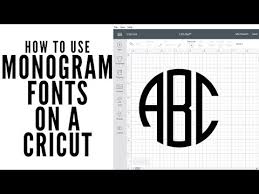 Download The Best Monogram Fonts And Using Them In A Cricut The Country Chic Cottage