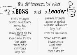 The Difference Between A Boss And A Leader From Zig Ziglar Website Boss Vs Leader Leadership Quotes Boss And Leader