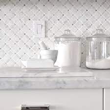 We have 3 fully stocked warehouses with construction tools, adhesives & supplies; White Gray Marble Flower Mosaic Tile Backsplash Com Marble Backsplash Kitchen Mosaic Tile Backsplash Marble Backsplash