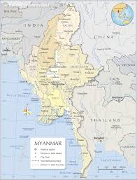 Use travelhappy's myanmar map to find the key attractions across the country. Administrative Map Of Myanmar Nations Online Project