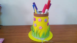 Creative Ideas How To Make A Hat Pencil Case For Kids Preschool Tu Pencil Case Crafts Diy Pencil Holder Recycled Crafts Kids