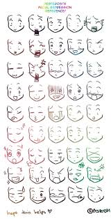 Another Cute Chibi Expression Chart Pin On We Heart It