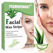 Nad's facial wax strips are a quick and easy way to remove unwanted facial hair from from the root for the upper lip, cheek, chin and middle brow facial areas. Amazon Com Facial Wax Strips Hair Removal Wax Strip Mini Face Wax Strips Hair Removal Waxing Strips For Eyebrows Lips Sensitive Face Beauty