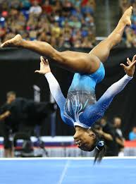 You Need To See Simone Biles Do A Flip While Throwing First Pitch Olympic Gymnastics Female Gymnast Gymnastics