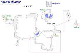 ドラクエ5 迷いの森マップ