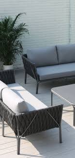 Die elemente der lounge lassen sich beliebig zusammenstellen. Outflexx Mermaid Lounge Set Anthrazit Alu Rope 6 Teilig Inkl Sitz Und Ruckenkissen Tisch 95 X 95 X 42 Cm Gartenmoebel De Garten Lounge Set Lounge Garnitur Garten Lounge