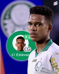 17 year-old Estêvão Willian bagged a brace tonight for Palmeiras 🇧🇷⚽️⚽️  His game vs Guarani by numbers: • 90 Minutes played • 2 goals • 2 chances  created • 3 fouls won •