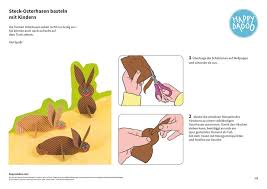 So kannst du kleine und große osterhasen basteln. Steck Osterhasen Basteln Happydadoo
