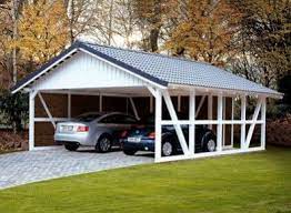 Carport Colombages Double 6 84 X 7 72 M Naves Garazh Krysha