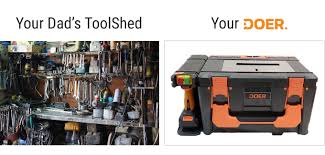 A 12 In 1 Multi Purpose Toolbox That Transforms Handheld Tools Into Benchtop Tools In Seconds Tool Sheds Tool Box Tools