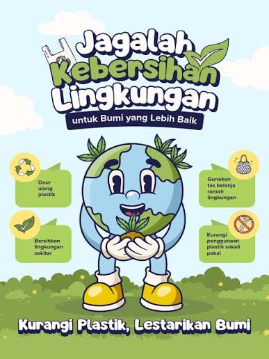 Poster Kebersihan dan Pelestarian Bumi | PDF