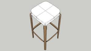 Large Preview Of 3d Model Of Banqueta 3 Banqueta 3d Warehouse