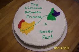 For example, if they're moving to a new country, you could have a cake with the country's flag on it. Going Away Cake Other Cakes Going Away Cakes Farewell Cake Goodbye Cake