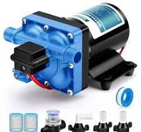Kohree Water Pressure Diaphragm Pump Self-Priming Pump 12V DC 55PSI 3.5GPM  for Boat, RV, Marine, Yacht, Caravan