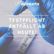 Jun 09, 2021 · testpflicht entfällt in vielen bereichen. Testpflicht Entfallt Tv Refrath Tischtennis