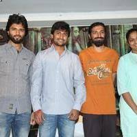 Svg's and png's are supported. Yevade Subramanyam Movie Press Meet Photos