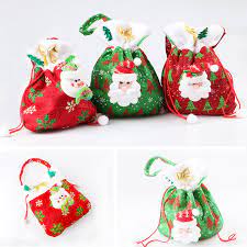 Made from food safe polypropylene (1.2 mil bopp) 3pcs Christmas Candy Bags Christmas Gift Holders Santa Claus Holder Bag Home Party Christmas Decoration Supplies Kids Gifts Gift Gifts Gift Bags Christmasgift Christmas Aliexpress