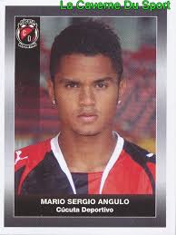 089 MARIO ANGLE CUCUTA SPORT STICKER PANINI COLOMBIA FIRST TO 2008