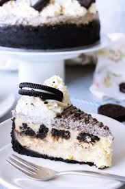 Pipe whipped topping around border of cheesecake and place an oreo half between each dollop. Resepi Oreo Marble Cheesecake Resepi Merory Sedap Betul