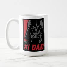 A mr coffee machine with a darth vader theme. Darth Vader 1 Dad Stencil Portrait Coffee Mug Custom Fan Art