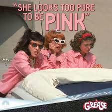 Pink Ladies Scoping Out Sandy Grease Movie Movies Iconic Movies